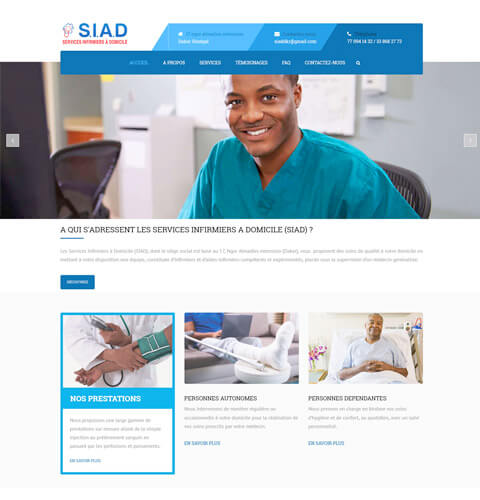 conception du site web